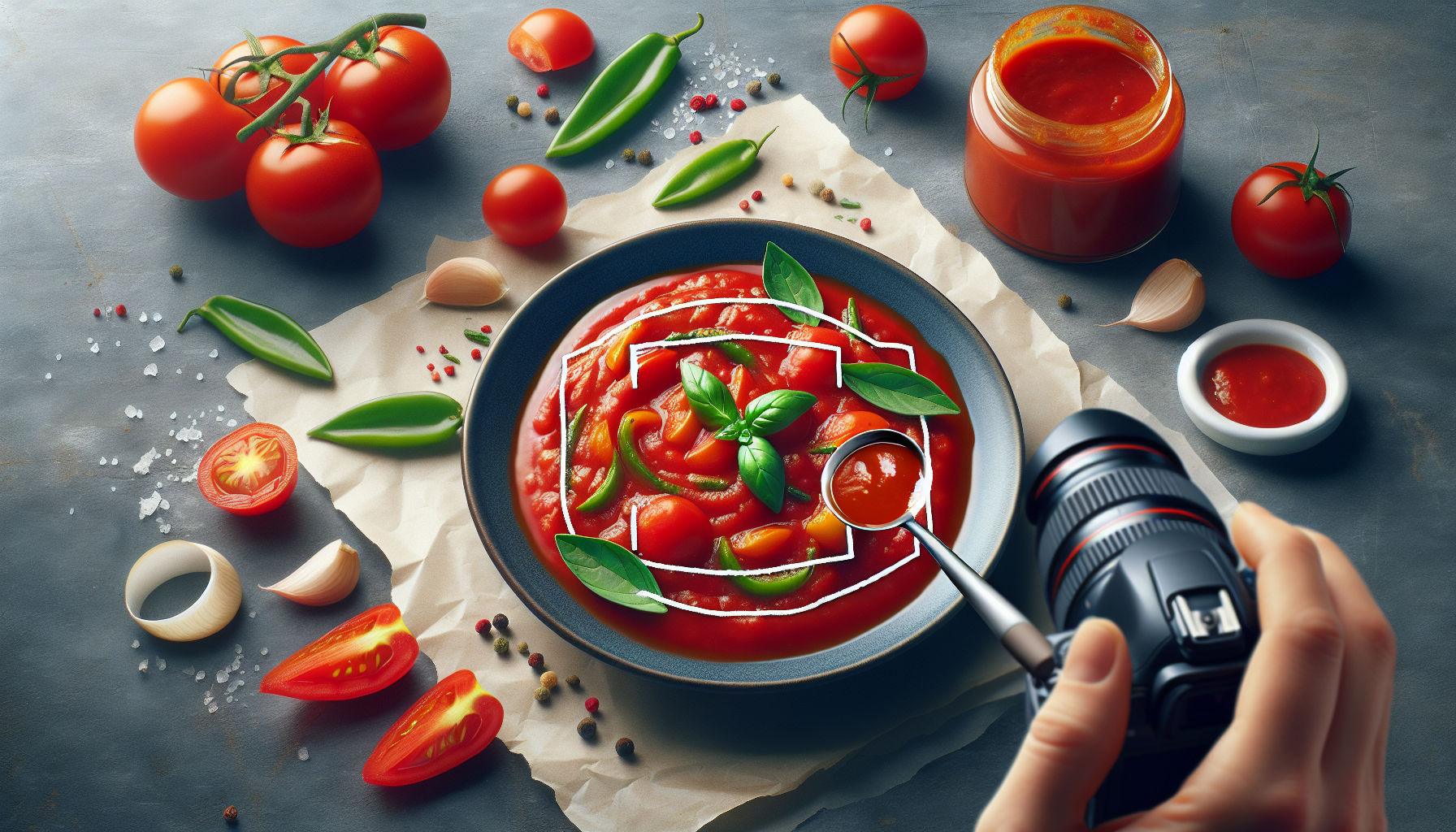 una salsa di pomodoro